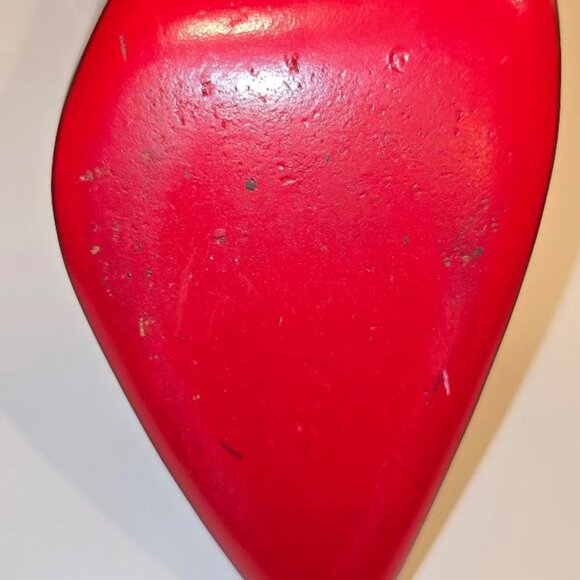 Christian Louboutin Iriza Half d'Orsay Pointed Toe Heels Iconic Red Sole - Picture 5 of 6